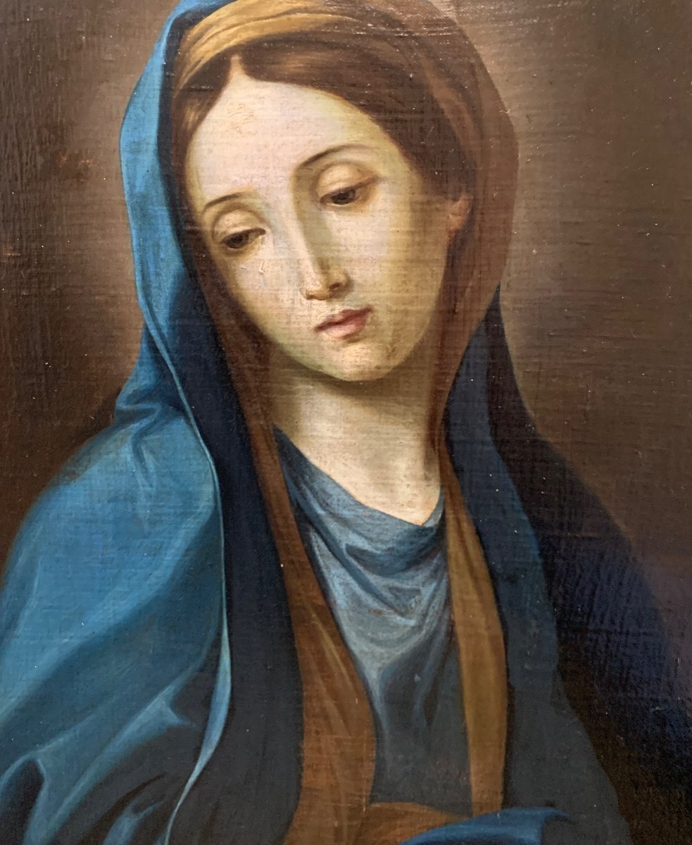 School Late XVIII Virgin Mary Crying-photo-2